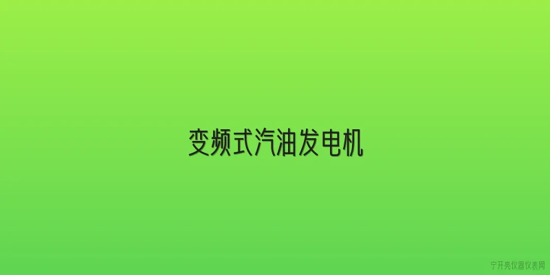 变频式汽油发电机