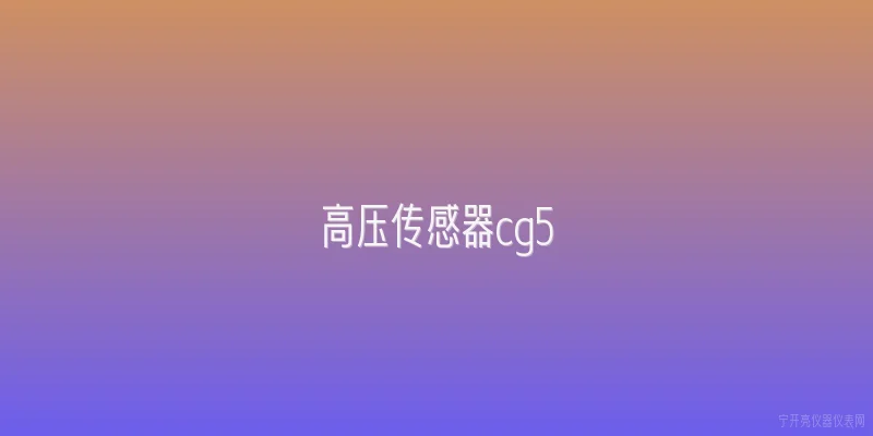 高压传感器cg5