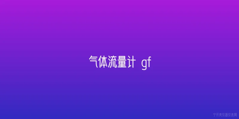 气体流量计 gf:气体流量计GF是什么？它和普通流量计有什么区别？ - 2026最新气体问答知识盘点大全