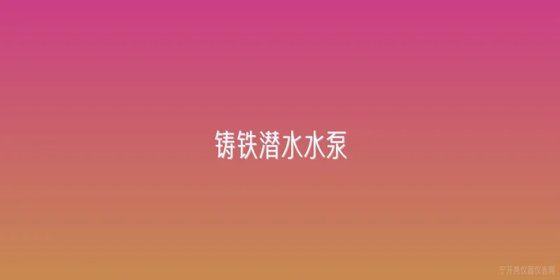 铸铁潜水水泵