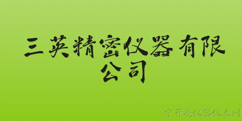 三英精密仪器有限公司:三英精密仪器有限公司的主营业务是什么？ - 2026最新仪器问答知识盘点大全