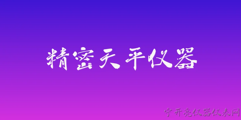 精密天平仪器:2026年精密天平仪器在精度指标上有哪些新突破？ - 2026最新仪器问答知识盘点大全
