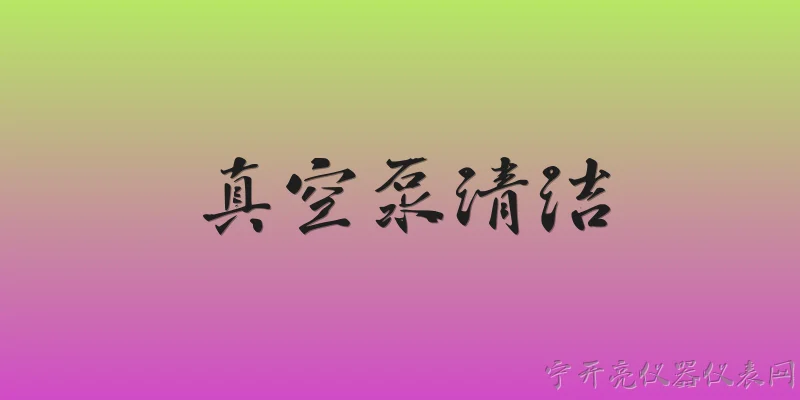 真空泵清洁:2026年真空泵清洁的标准操作流程是什么？ - 2026最新真空问答知识盘点大全